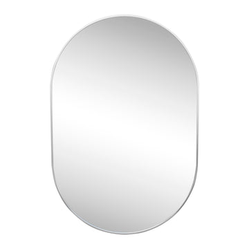 Milly 24 in. W x 36 in. H Medium Oval Metal Framed Wall Mirror - JONATHAN Y